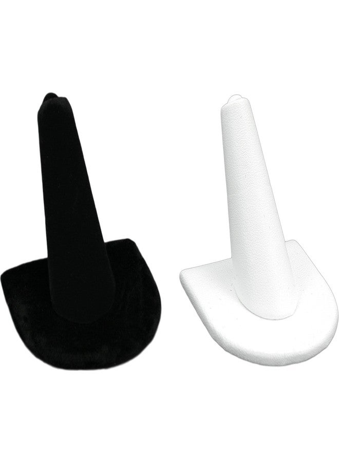 FindingKing Black Velvet & White Jewelry Display 11 Pc Set Bonus - Image 4