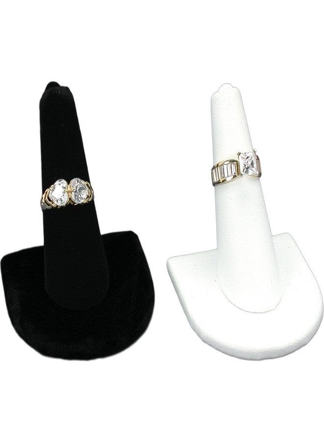FindingKing Black Velvet & White Jewelry Display 11 Pc Set Bonus - Image 3