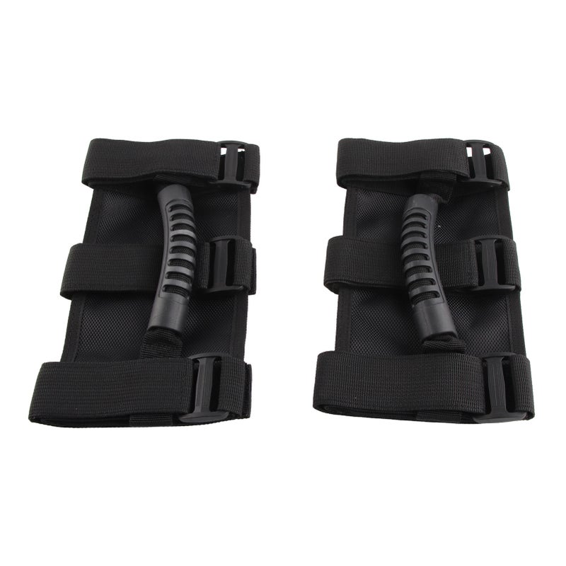 2pcs Car Roof Grab Bars Hand Hold Grip Handles for YJ TJ JK JKU 1995‑2007 - Image 3