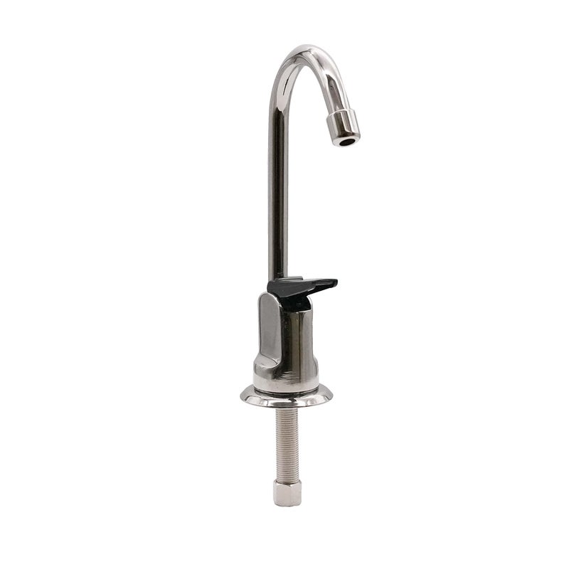 Westbrass Westbrass D203-NL-05 6"" Touch-Flo Style Pure Cold Water Dispenser Faucet  Polished Nickel - Image 1