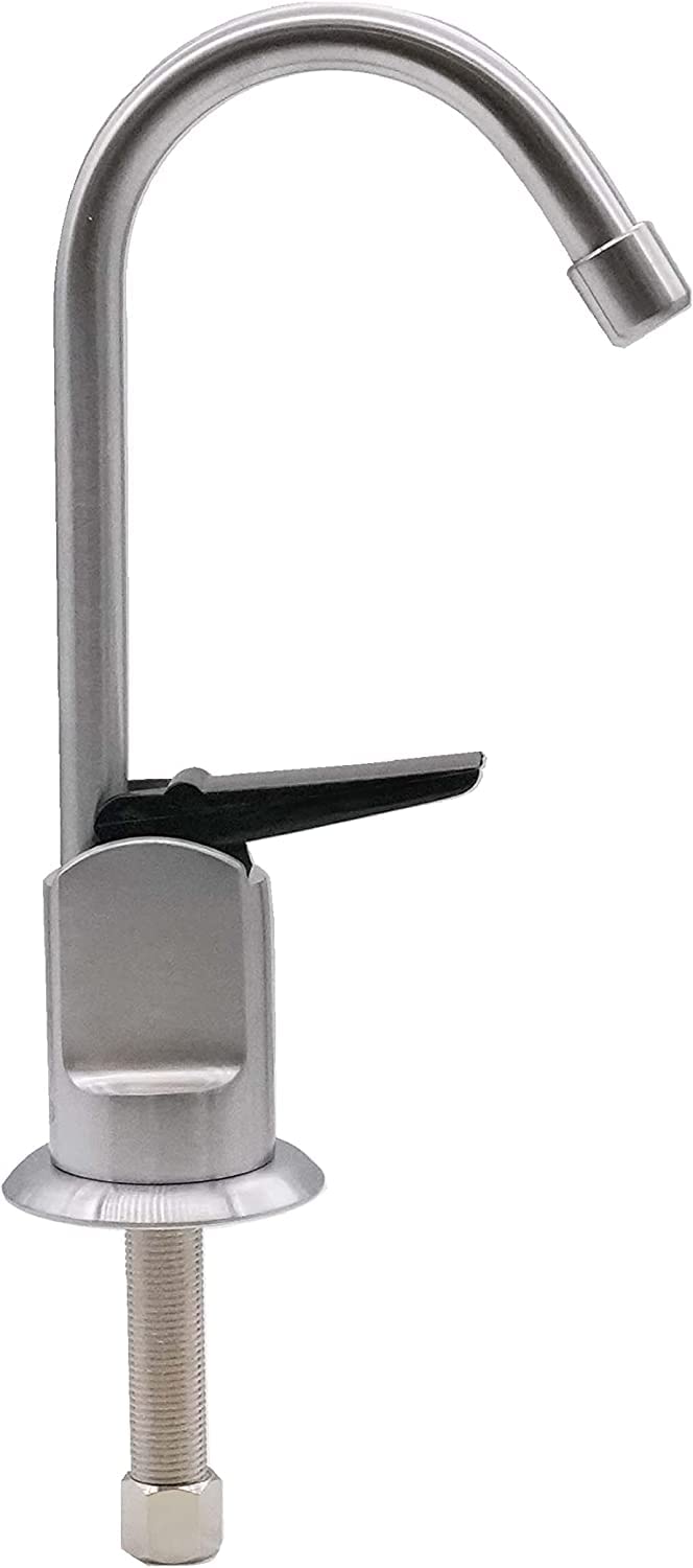 Westbrass Westbrass D203-NL-05 6"" Touch-Flo Style Pure Cold Water Dispenser Faucet  Polished Nickel - Image 4