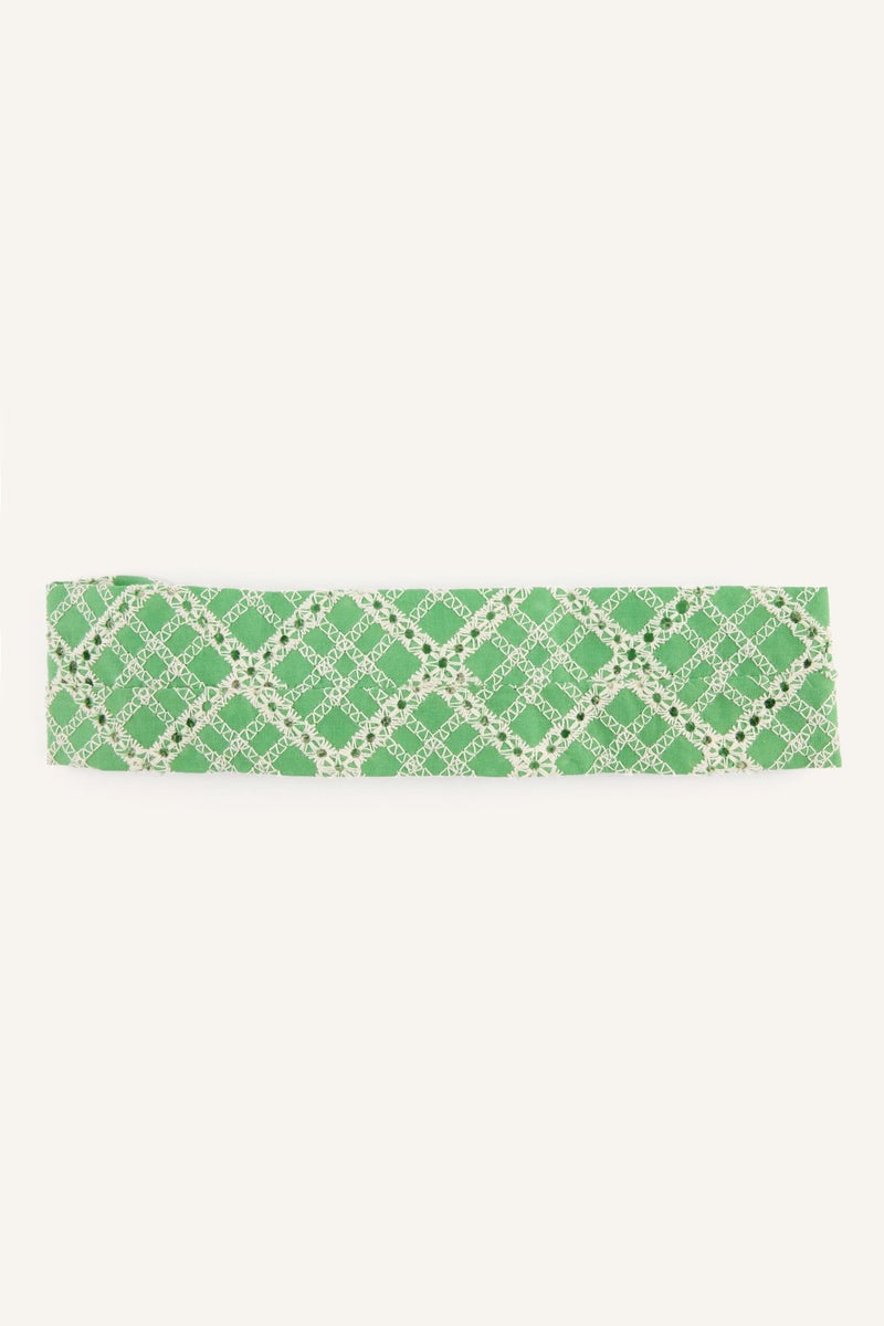 DeFacto Green Woman Woman Green Plaid Hair Accessory Casual - Image 2