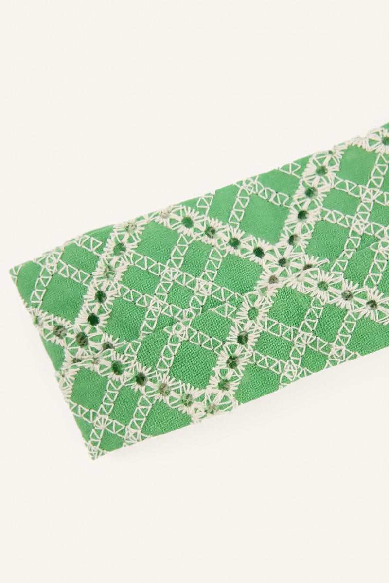 DeFacto Green Woman Woman Green Plaid Hair Accessory Casual - Image 3