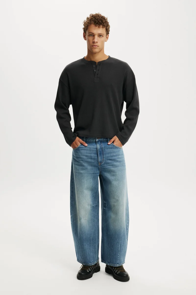 كوتون اون جينز بالون فضفاض