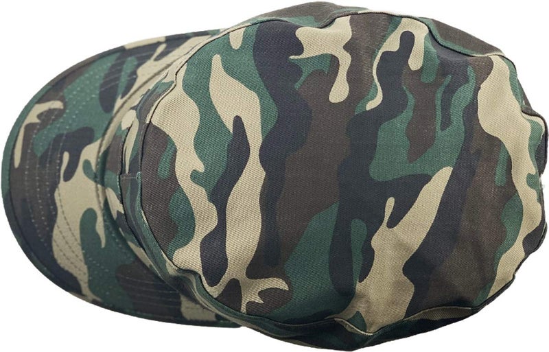 KBETHOS KBK-1464 CAM M Cadet Army Cap Basic Everyday Military Style Hat (Now with STASH Pocket Version Available) - Image 3