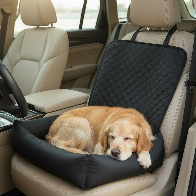 Waterproof Car Pet Mat for Dog Travel, Car Seat Cover for Small and Medium Dogs - Image 1