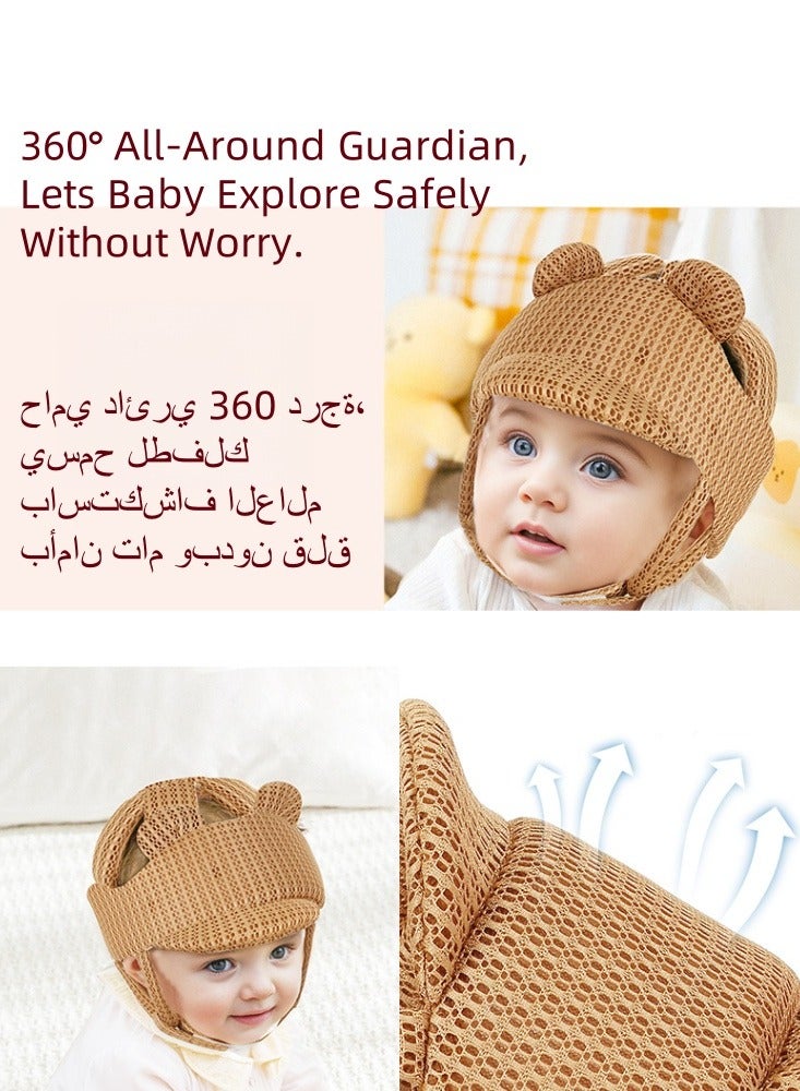 TAYYIB NOOR Baby Head Protector Helmet - Adjustable & Breathable Safety Hat for Infants Toddlers, Lightweight Crash Cap for Crawling Walking Learning to Walk - Image 3