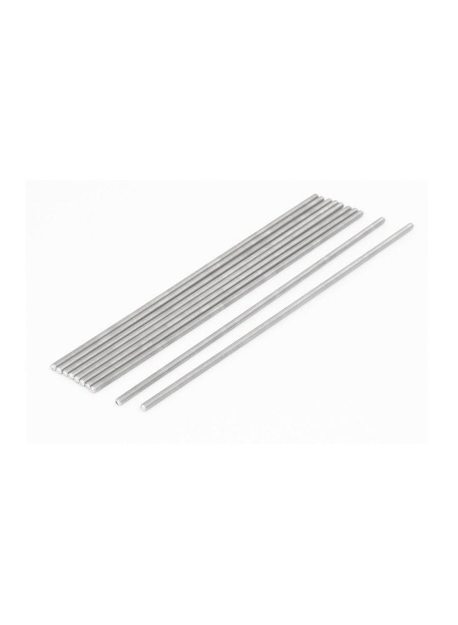 uxcell a16071500ux0035 M3 x 150mm 0.5mm Pitch 304 Stainless Steel Fully Threaded Rods Fasteners (Pack of 10) - Image 1