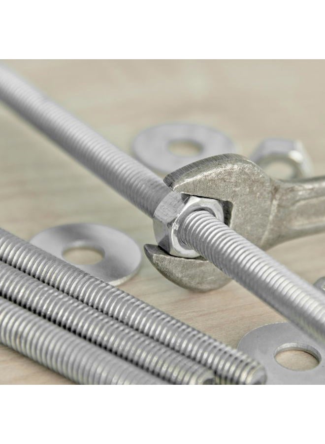 uxcell a16071500ux0035 M3 x 150mm 0.5mm Pitch 304 Stainless Steel Fully Threaded Rods Fasteners (Pack of 10) - Image 5