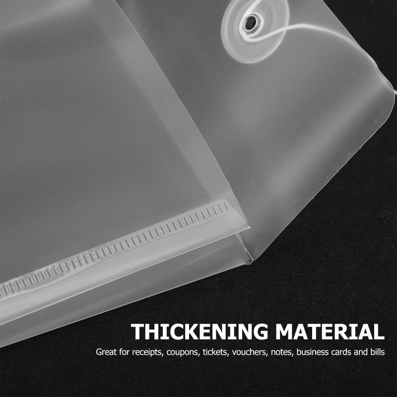 A6 Vertical File Holders 5 Pack Document Protectors For Office Storage Organizer - Image 4