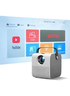 Generic Upgraded mini portable projector with Wi-Fi and Bluetooth, supporting 1080P HD video—compatible with iPhone, TV stick, HDMI, and laptop—perfect for outdoor movies.  - Image 5