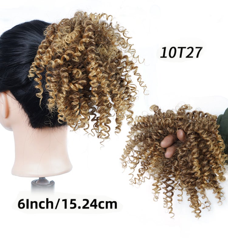 Generic Wholesale Afro Kinky Curly Synthetic Ponytail 10T27 