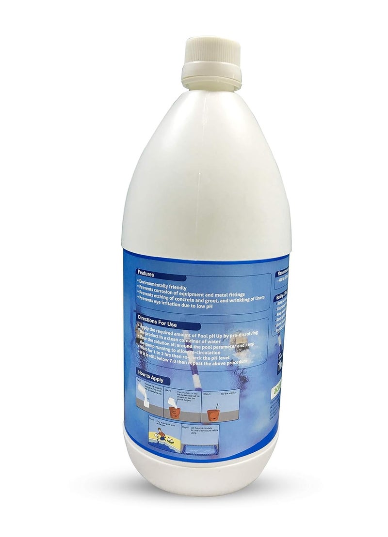 acuro Pool pH UP pH Increaser for Swimming Pools (1 L) - Image 2