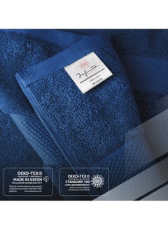 Infinitee Xclusives Premium Bath Towels Set Pack of 4-100% Ring Spun Cotton Towels - Blue Bath Towels 70cm x 140cm - Soft Feel, Quick Dry, Highly Absorbent Durable Towels, Perfect for Daily Use by Infinitee Xclusives  - Image 2