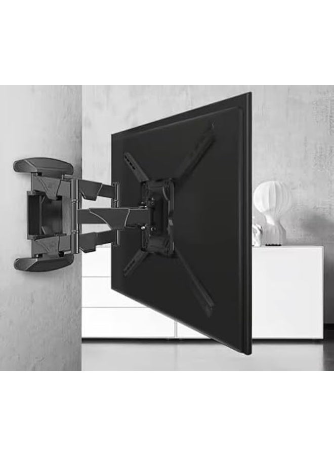 60-Inch Full Motion Wall Mount for Curved & Flat Screens – Adjustable Tilt & 50°~80° Swivel, Supports up to 36kg - Image 5