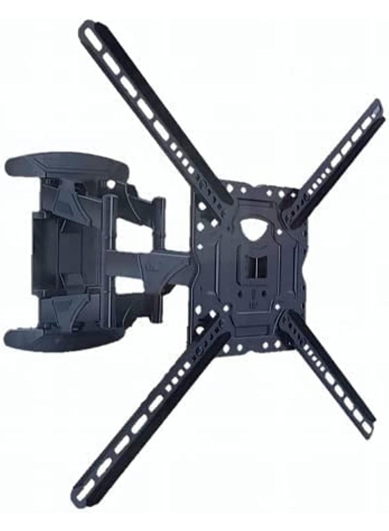 60-Inch Full Motion Wall Mount for Curved & Flat Screens – Adjustable Tilt & 50°~80° Swivel, Supports up to 36kg - Image 3