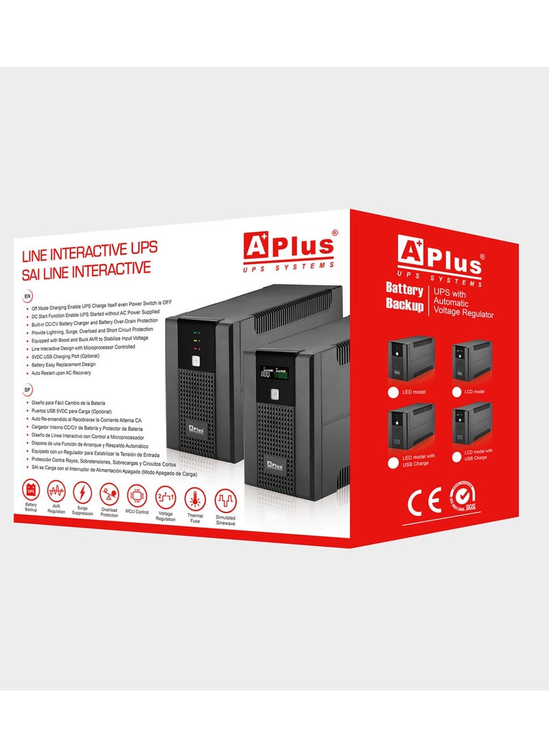 A Plus 2000VA 1200W Line Interactive UPS