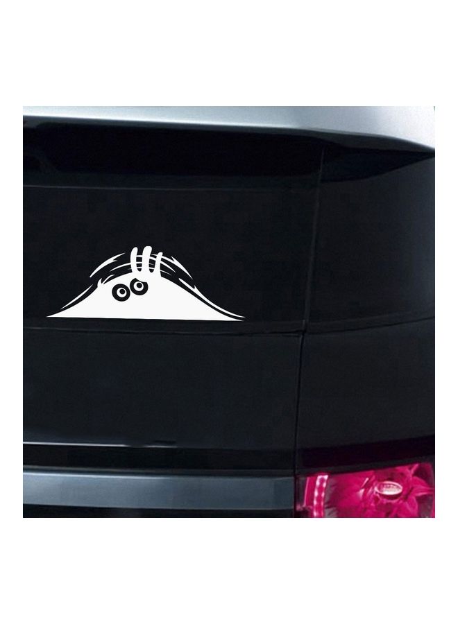 NIBEMINENT Waterproof Self-Adhesive Funny Peeking Monster Car Stickers - Image 4
