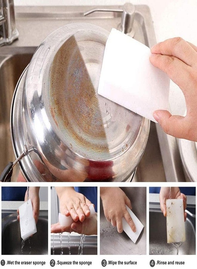 Kriva Export Magic Sponge (10 -Pack) Eraser Multi-Functional Melamine Foam Cleaner (10 -Pack) - Image 3