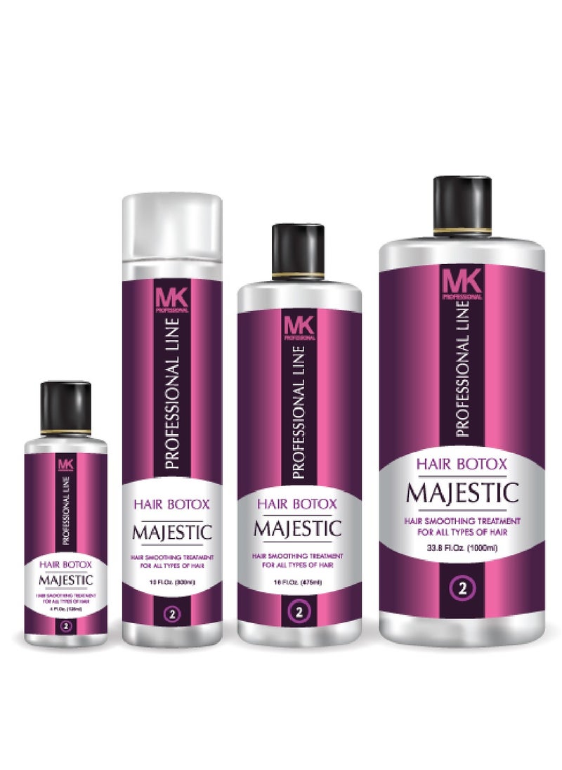Majestic Keratin - Majestic Keratin Botox Hair Smoothing Treatment with caviar oil475ml - Image 1