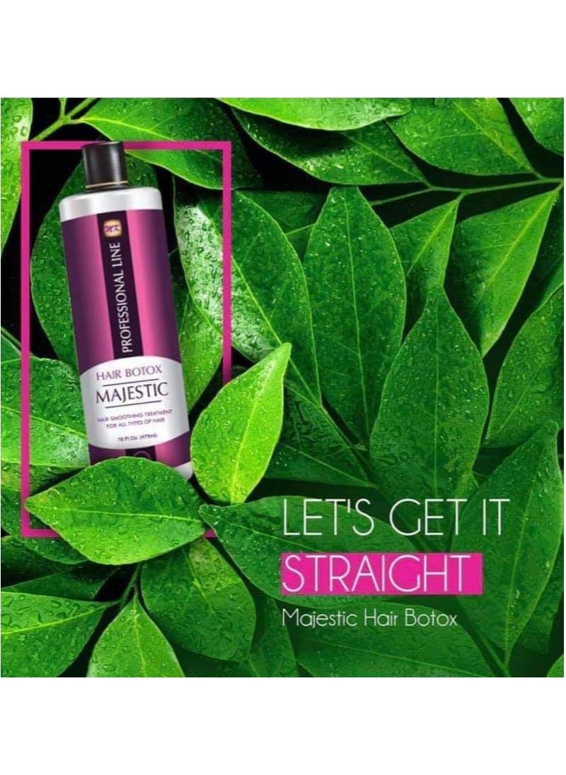 Majestic Keratin - Majestic Keratin Botox Hair Smoothing Treatment with caviar oil475ml - Image 1