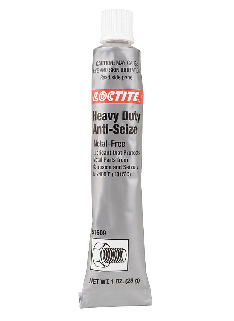 Loctite Loctite 51609 Gray LB 8009 Heavy Duty Anti-Seize Lubricant, -20 Degree F Lower Temperature Rating to 2400 Degree F Upper Temperature Rating, 1 fl. oz. Tube 