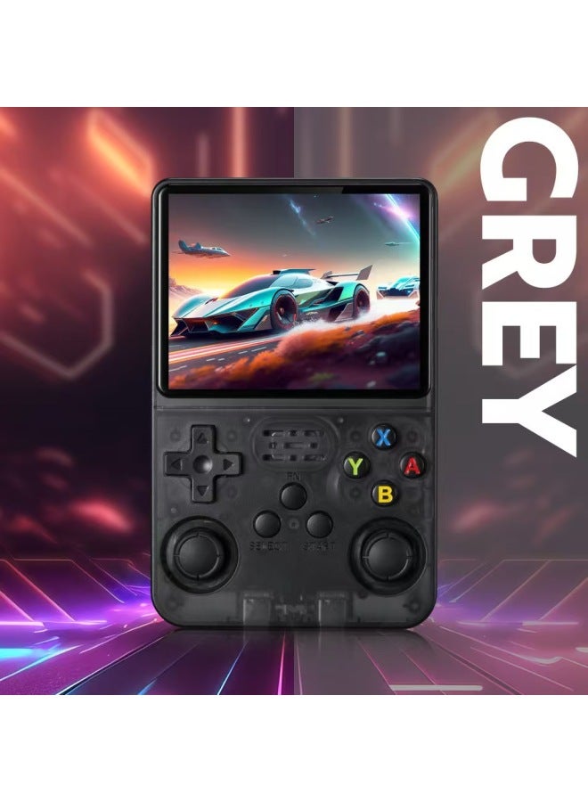 PSP R36S Open Source Handheld Game Retro GBA Arcade Classic FC Arcade Portable-Product's Colour:Cardless Package-Model:R36s【transparent Black】 - Image 3