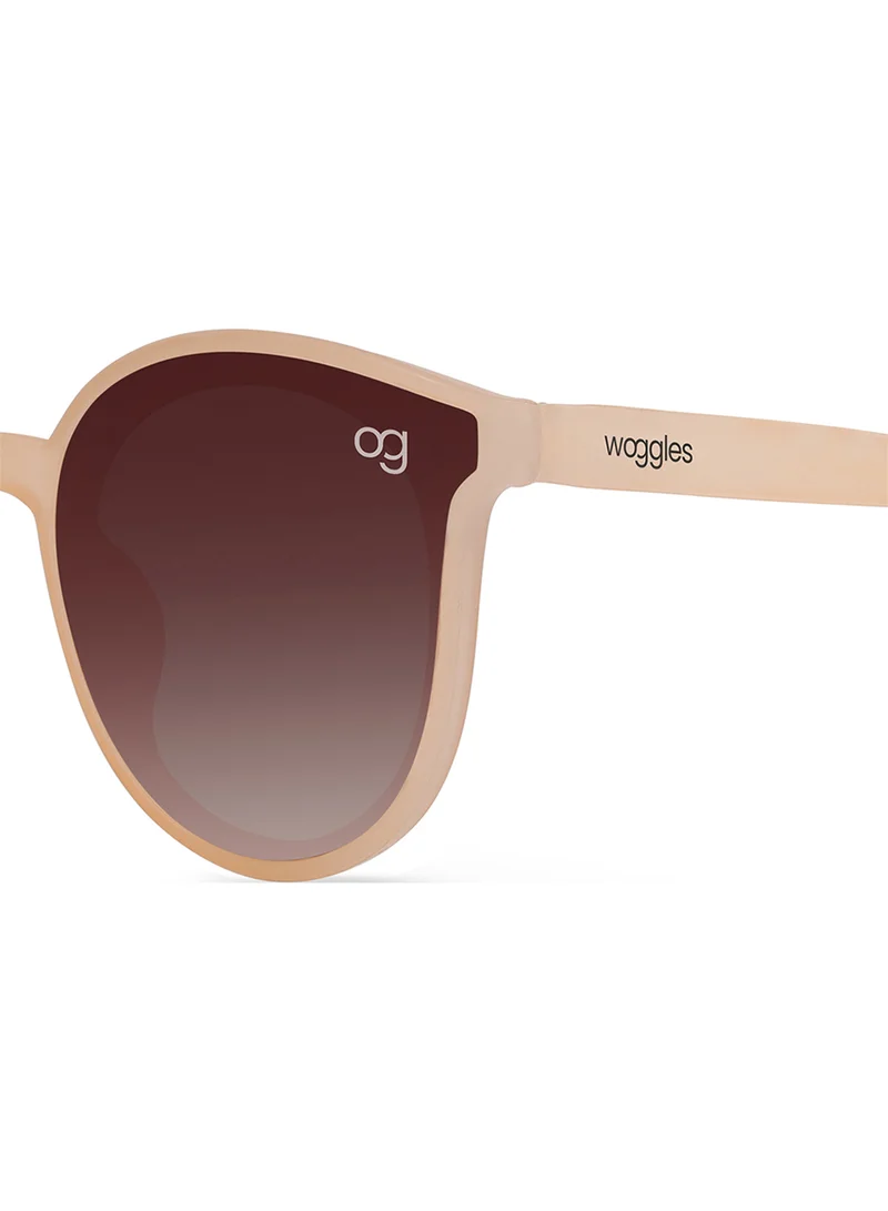 ووجلز Eyeshield Orange Round Kids Sunglasses