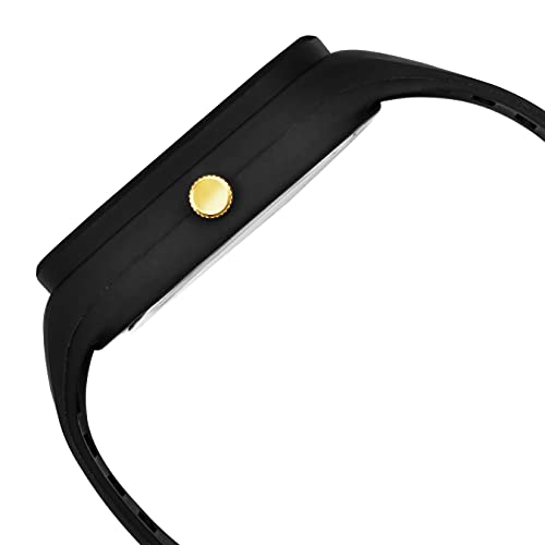 CERO Square Watch Multicolor Dial Analog Silicon Strap Stylish Designer Analog Watch for Men's and Boy's (Black) - Image 5