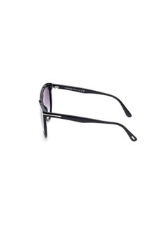 TOM FORD Women's Cat Eye Shape Acetate Sunglasses FT091501B56 Lens Size: 56 Millimeter - Shiny Black  - Image 4