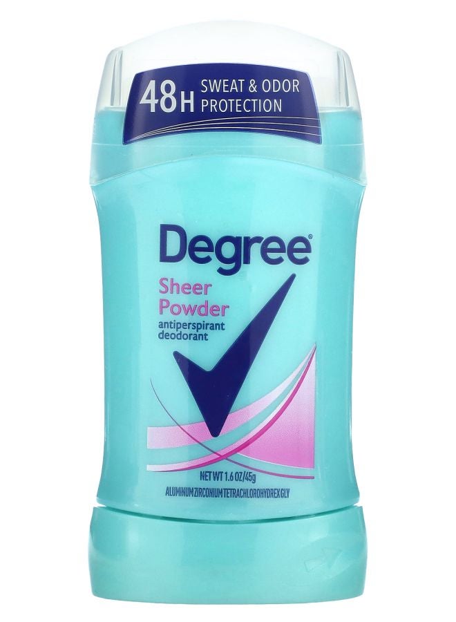 Degree Antiperspirant Deodorant Sheer Powder 1.6 oz (45 g)