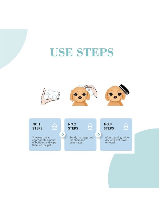 بايولاين شامبو جاف فوم بديل الاستحمام بالماء للكلاب والقطط 220  جم - Image 2