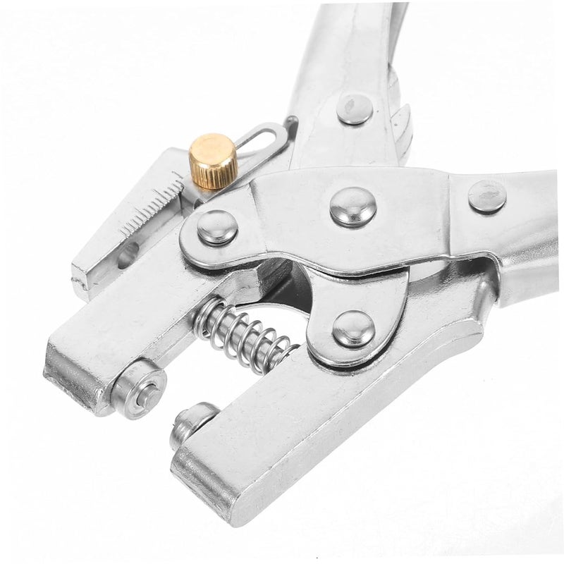 CANIGHT 1 Set Eyelet Plier with Metal Eyelets Handheld Fabric Hole Puncher for Crafts Sturdy and Portable Design with Built Spring Return - Image 3