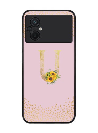 Rugged Black edge case for Xiaomi Poco M5 Slim fit Soft Case Flexible Rubber Edges Anti Drop TPU Gel Thin Cover - Custom Monogram Initial Letter Floral Pattern Alphabet - U (Pink ) - pzsku/Z2B6E37C942B4AFC7DD26Z/45/_/1673880449/cf5dca86-69d5-4e44-8136-4d358b6f5652