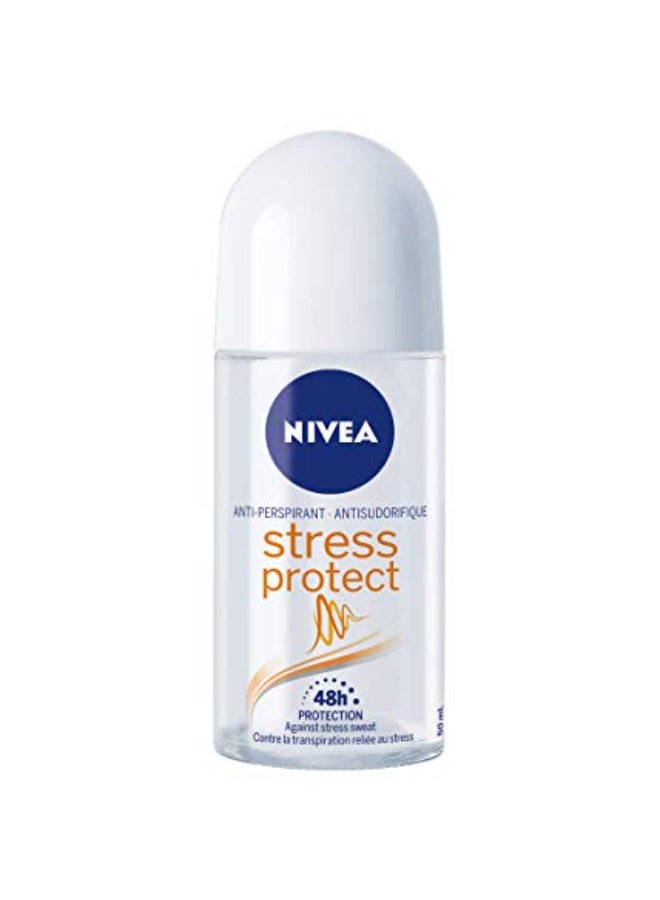 NIVEA Stress Protect Zinc Complex Deodorant Rollon 50ml169 Ounces - Image 1