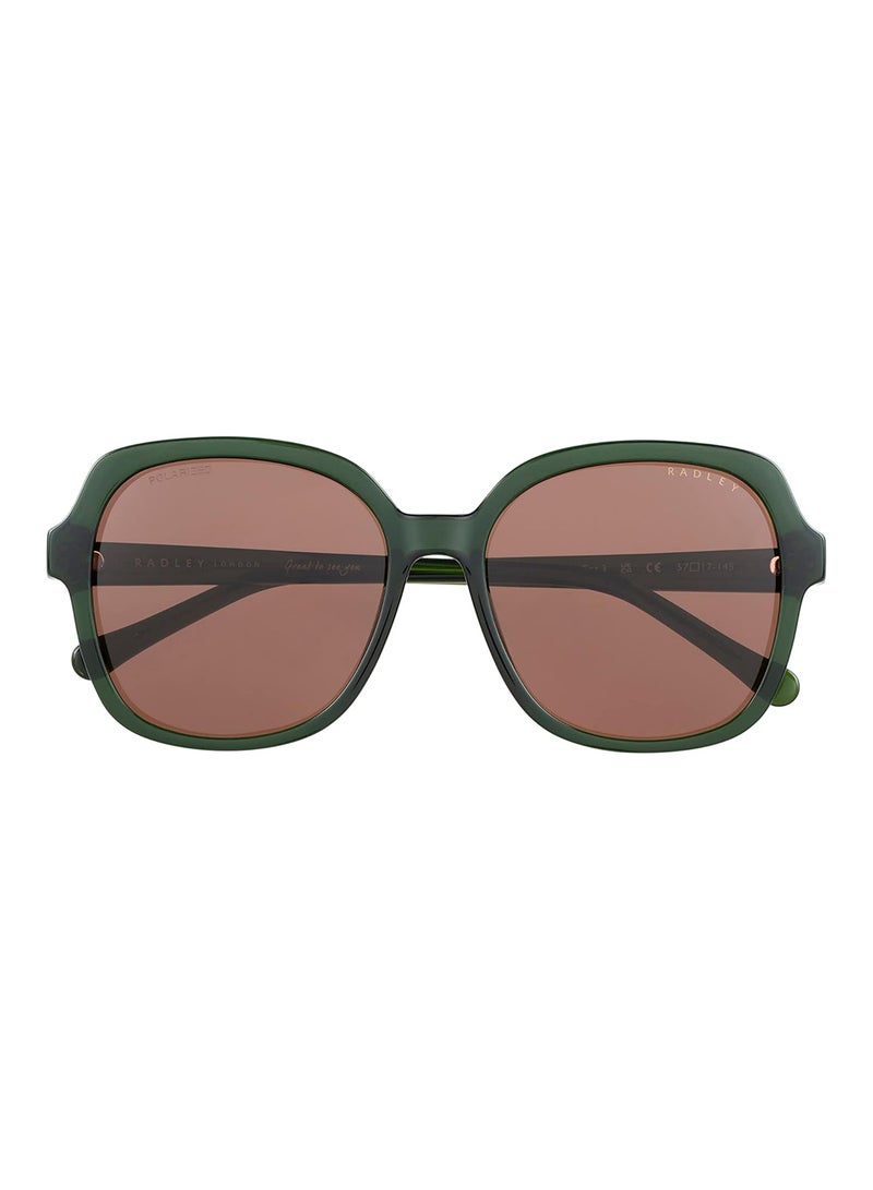 Radley نظارات شمسية مستديرة للنساء RDS-6505 ملونة باللون الأخضر 57 مم - Image 2