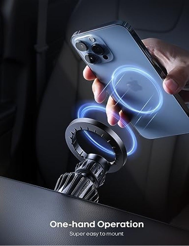 Lamicall Fits MagSafe Car Mount - Magnetic Phone Holder with 20 Super Magnets - Image 5