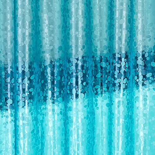 Bostofy Shower Curtain Liner Heavy Duty EVA, Waterproof Shower Liner with 12 Rust Proof Metal Grommets and 3 Weighted Magnet, 72 x 72 Inches Bathroom Shower Curtain, Teal - Image 1
