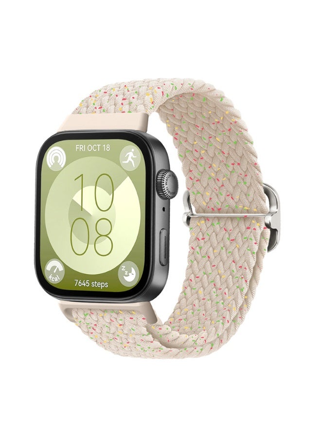 3PCS Strap for Huawei Fit 3/Huawei Fit 4/fit 4 Pro Velcro Nylon Ring and Braided Belt, Nylon Watch Replacement Bracelet - Image 4