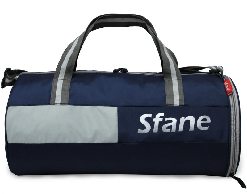 Sfane Gym Bags for Men with Separate Shoe Compartment Sports Gym Bag for Women Duffle Bags for Gym, Duffel Bags Sports Bag - Navy Blue - Image 3