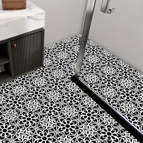 JIUMEI 2pcs 12 x 12 Inches Large Stencils for Painting Floors, Walls, Patio, Tiles, Wood, Reusable Large Mandala Stencil for Concrete Floor - Image 4