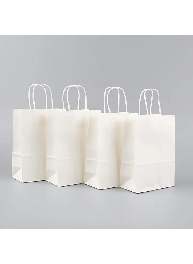 BEST PACK 12 Piece Paper Gift Bag Set 25x19x10 Cm White  - Image 2