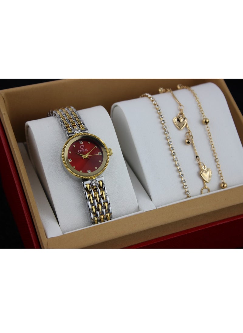 Reclaim with Argireline Women's evening watch set 