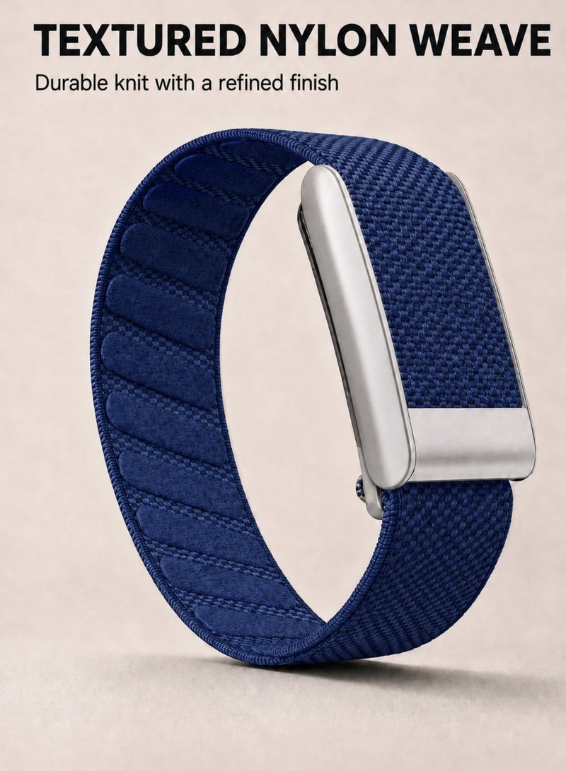 Nylon Wristband Compatible with WHOOP 5.0 / WHOOP MG, Please Choose Standard or MG ECG Version, Breathable Stretchy Sport Band, Soft Waterproof Adjustable Replacement Wrist Strap for Men Women, Fitness Tracker Band for Gym Running Daily Wear - Image 2