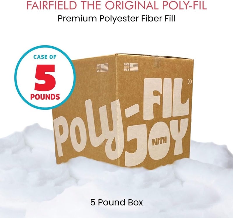 Poly-Fil Fairfield PF-5 Poly-Fil Premium Fiber Fill - 5 lb - Image 2