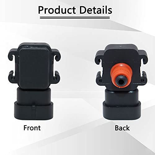 KEJSTED Manifold Absolute Pressure Map Sensor 213-796 12614973 16187556 Compatible with Chevy Chevrolet Buick Lesabre GMC GM Cadillac Saturn Oldsmobile Pontiac Bonneville Isuzu Saab 16249939 213-351 - Image 5