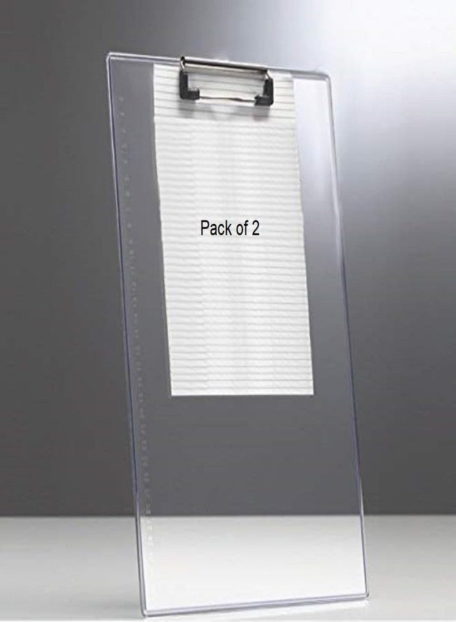 لوحة كتابة شفافة لامعة من شاينينج زون، لوحة كتابة من الورق البلاستيكي للطلاب والاستخدام المكتبي (عبوة من قطعتين) - Image 1