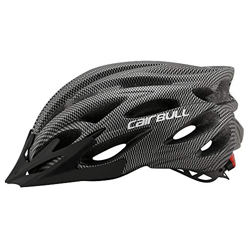 Cairbull Cycling Helmet Road Bike Helmet with Goggle/Visor/Lamp Three uses 54-61 cm Adjustable (Black, (54-61) Adjustable) - Image 3