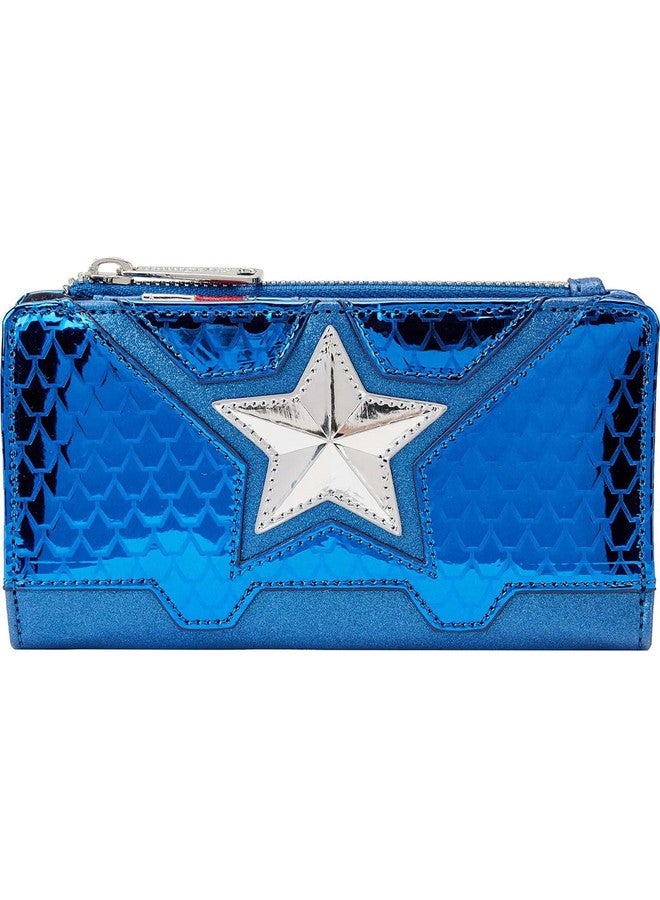 Loungefly Marvel Shine Captain America Faux Leather Wallet - Image 2