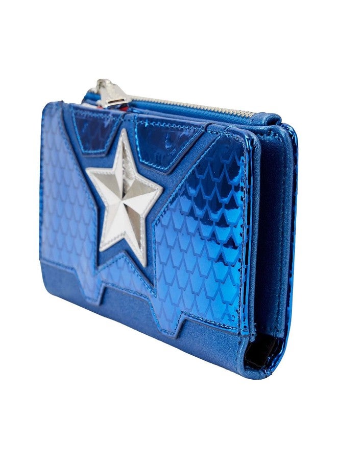 Loungefly Marvel Shine Captain America Faux Leather Wallet - Image 3
